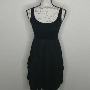 Theory Tank Dress Black One Size Fits All